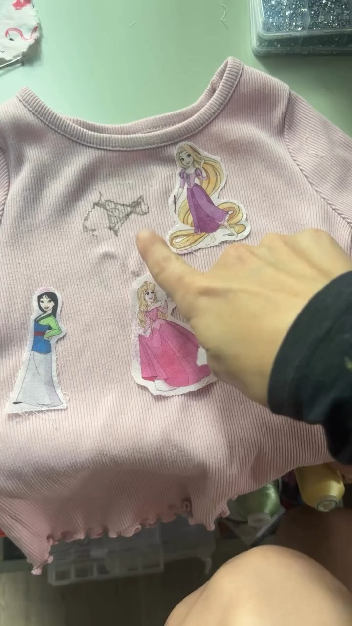 Tiny stain? Tiny Disney magic. ✨

Instead of tossing another toddler shirt because of one stubborn stain, I grabbed my basket of Disney fabric scraps and gave it a second life. A little patch, a few stitches, and suddenly it’s the shirt she’ll reach for again.

I’ve learned that motherhood isn’t about keeping everything perfect—it’s about finding little ways to make everyday things feel special. The scraps from one project become the magic in the next.

If you’re a Disney-loving mom, don’t throw away those fabric leftovers. They might just become your favorite DIY yet.

Follow along for more simple Disney-inspired DIYs, sewing ideas, and ways to add a little extra magic to childhood without spending a fortune. 🤍

#DisneyDIY #ToddlerStyle #SewingForKids #MomDIY #DisneyMom