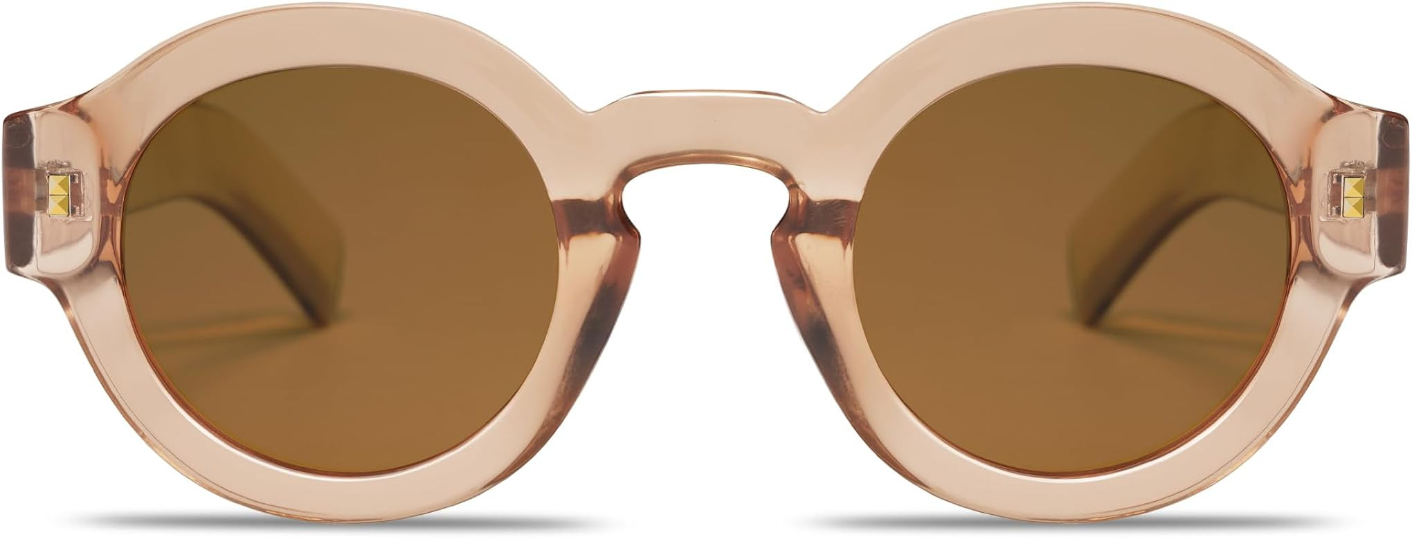 VANLINKER Vintage Round Polarized Sunglasses for Women Men Trendy Shades Retro Circle Sun Glasses... | Amazon (US)