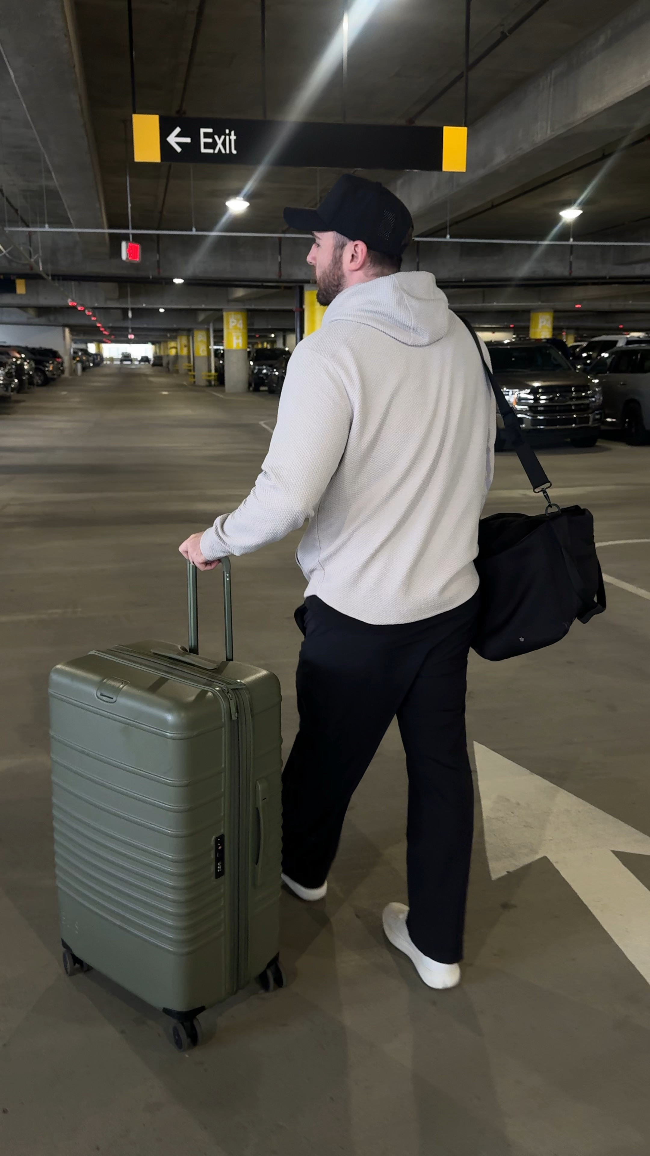 Men’s travel outfit — Abercrombie YPB he’s wearing XL hoodie and L pants! 

#LTKTravel #LTKMens