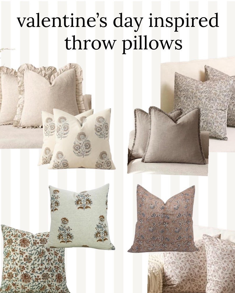 5 Tips for choosing throw pillows like a pro interior decorator 🤗

1. Less is More! Don’t overdo it! 
    ➡️ Leave room for people to actually be able to SIT on the couch!

2. Mix Solids With Patterns

3. Vary pillow sizes 
    ➡️ ex:  24” Euro Pillow in back, 20” Square Pillow in middle, & 12”x20” Lumbar Pillow in front

4. For a fuller look, the Pillow Insert should be 2 inches *larger* than the pillow cover

5. Material Matters!
    ➡️ Choose a pillow insert with down or down alternative fill for the perfect “chop”!  


🤍 FOLLOW @homeswithchristina  for more home decorating tips 


.
.
#valentinespillows #valentinesdecor #valentineshomedecor #valentinesdaydecor #neutralpillows home decorating tips | how to choose throw pillows for my couch | the art of elevated home decor | spring home refresh | spring accent pillows | neutral floral decorr
@amazonhome #LTKValentine

#LTKSaleAlert #LTKSeasonal #LTKHome