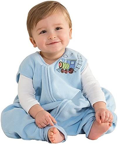 HALO Early Walker Sleepsack Micro Fleece Wearable Blanket, TOG 1.0, Blue, Large | Amazon (US)