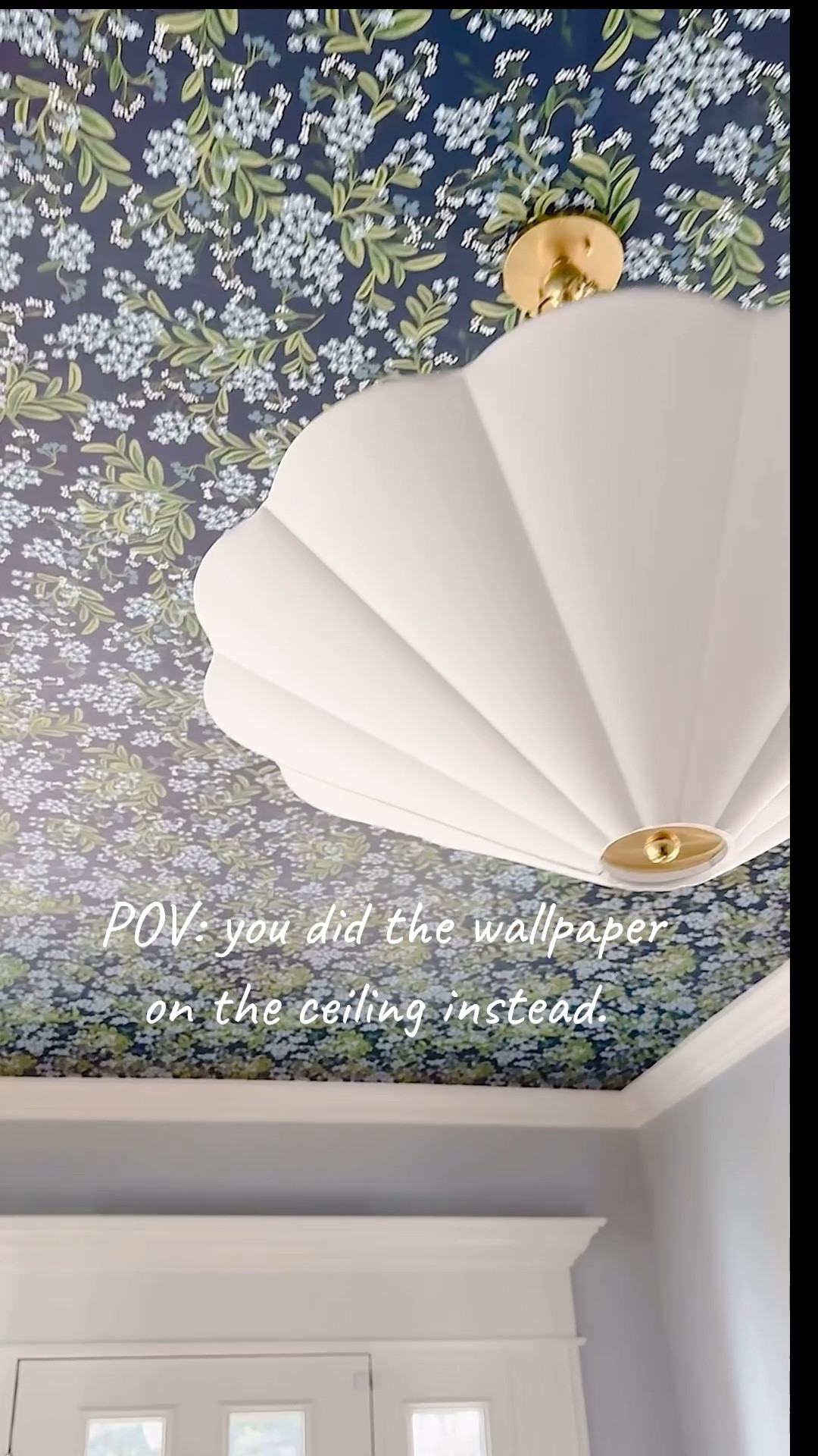Wallpapering ceilings can add a cool and unique touch to any room. It can make the room feel taller and more spacious, or cozy and intimate. You can use it in entryway, bedrooms, living rooms, and bathrooms. It’s a great way to add a personal style to your home 💕

#LTKWatchNow #LTKStyleTip #LTKHome