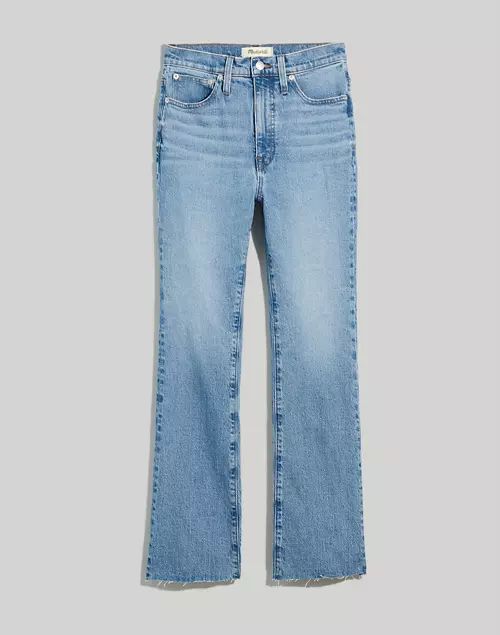 Petite Cali Demi-Boot Jeans in Enmore Wash: Raw-Hem Edition | Madewell