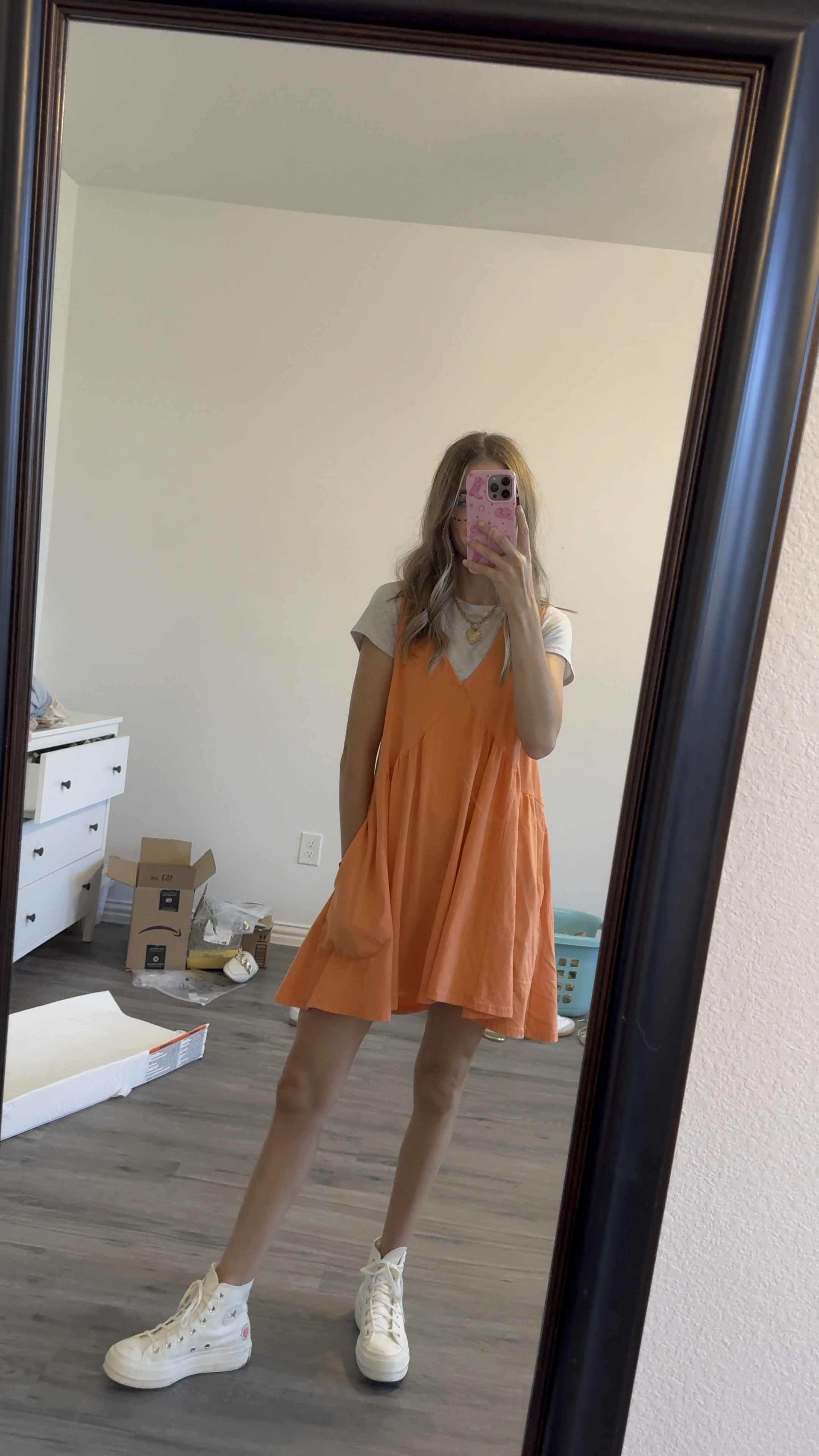 My favorite layering tee is 40% off 
Dress is on sale 
Amazon dress with pockets| summer to fall | converse 

#LTKFindsUnder50 #LTKSaleAlert #LTKSeasonal