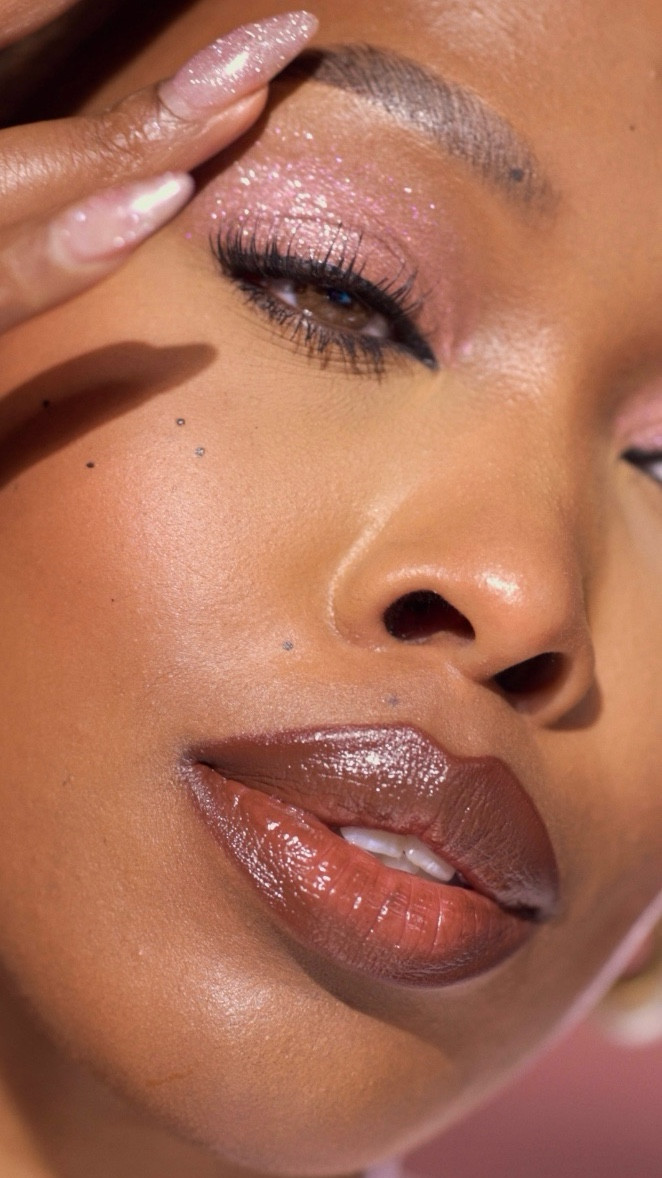 Easy 2 product pink sparkly Valentine’s Day look, beginner friendly 

#LTKSeasonal #LTKOver40 #LTKBeauty