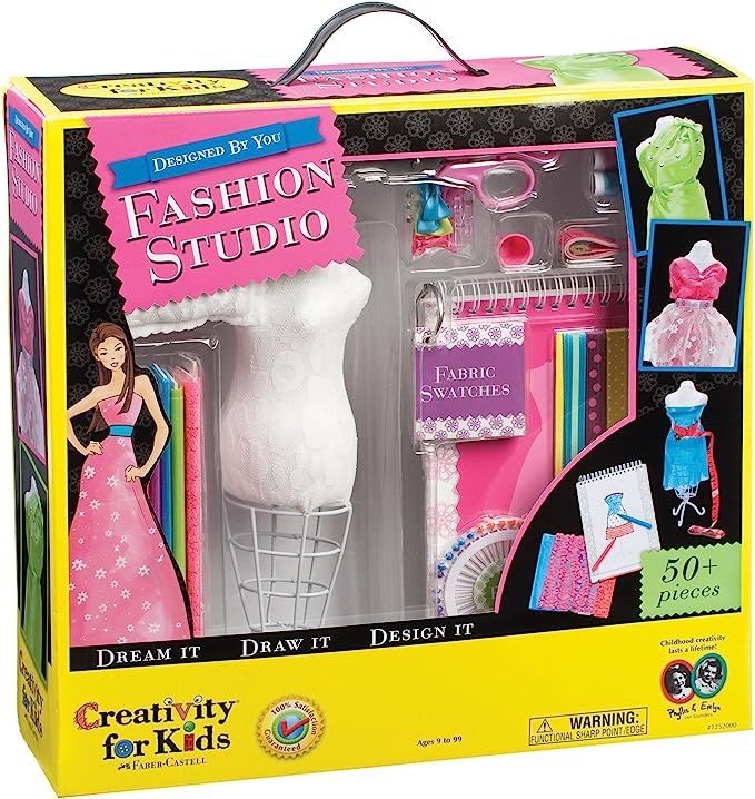 Creativity for Kids Designed by You Fashion Studio, Fashion Design Kit For Kids | Amazon (US)