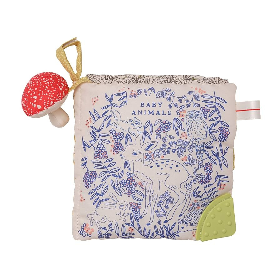 Manhattan Toy Deer One Soft Activity Crinkle Book & Fold Out Pat Mat for Baby, Toddler with Squea... | Amazon (US)