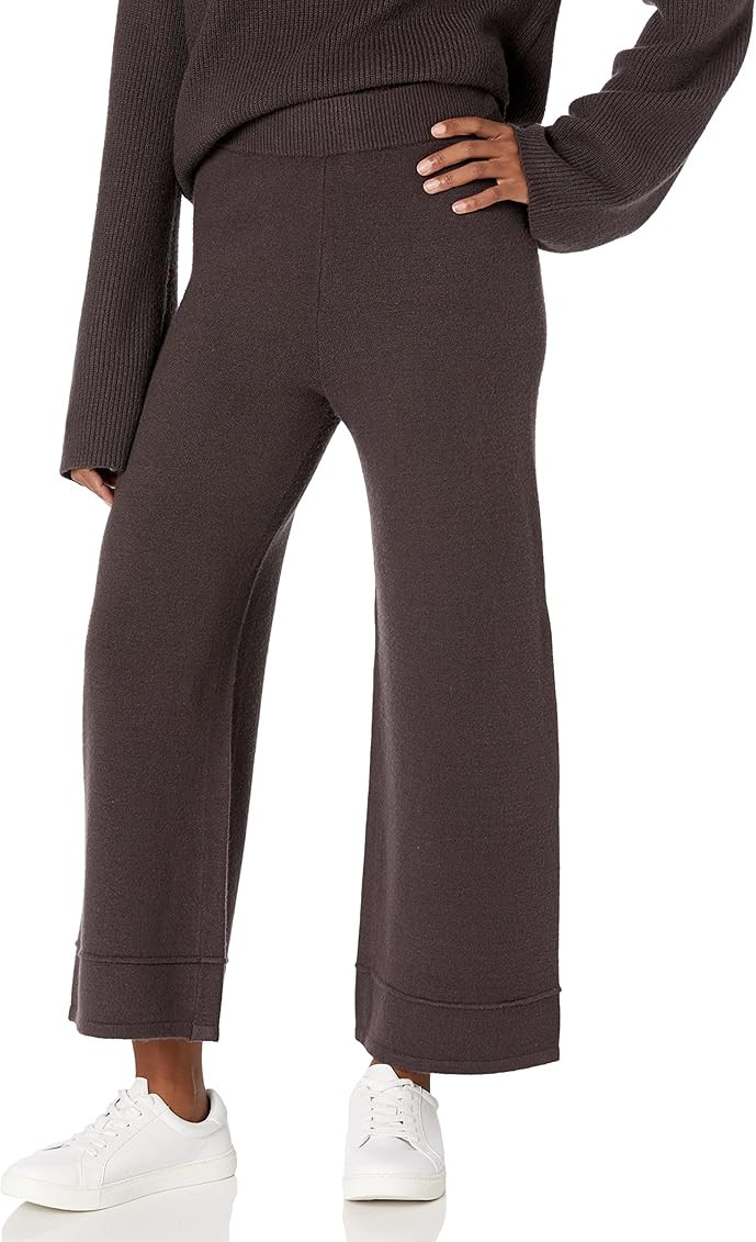 The Drop Women's Bernadette Pull-On Loose-Fit Cropped Sweater Pant | Amazon (US)