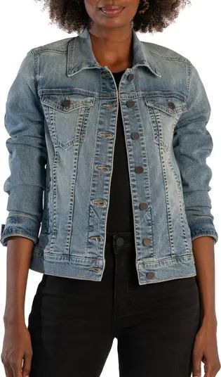 Jacqueline Denim Trucker JacketKUT from the Kloth | Nordstrom