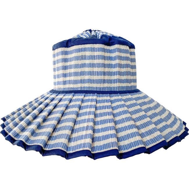 Lorna Murray | Women's Island Capri Hat, Praiano (Blue, Size Medium) | Maisonette | Maisonette