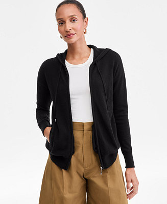 Charter Club Women's Zip Hoodie, Macy's Exclusive - Macy's | Macy's