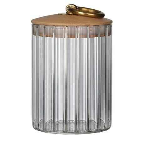 HOMEMAXS Glass Storage Jars Airtight Kitchen Clear Glass Canister Food Storage Containers | Walmart (US)