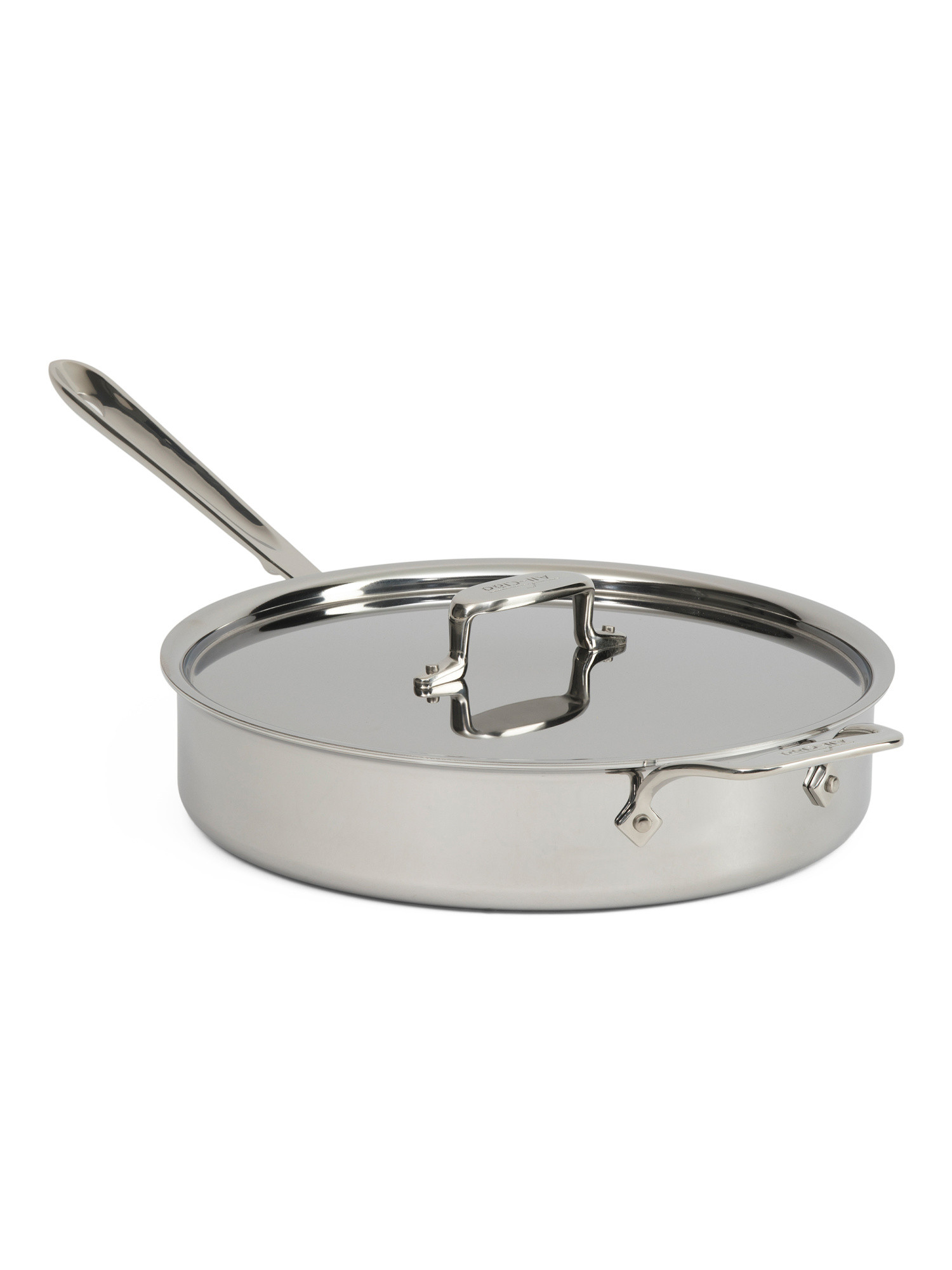 Made In Usa 5qt 5-ply Stainless Steel Saute Pan Slightly Blemished | TJ Maxx