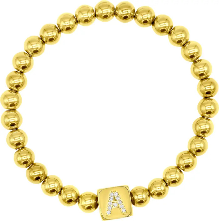 Adornia Crystal Initial Stretch Bracelet | Nordstromrack | Nordstrom Rack