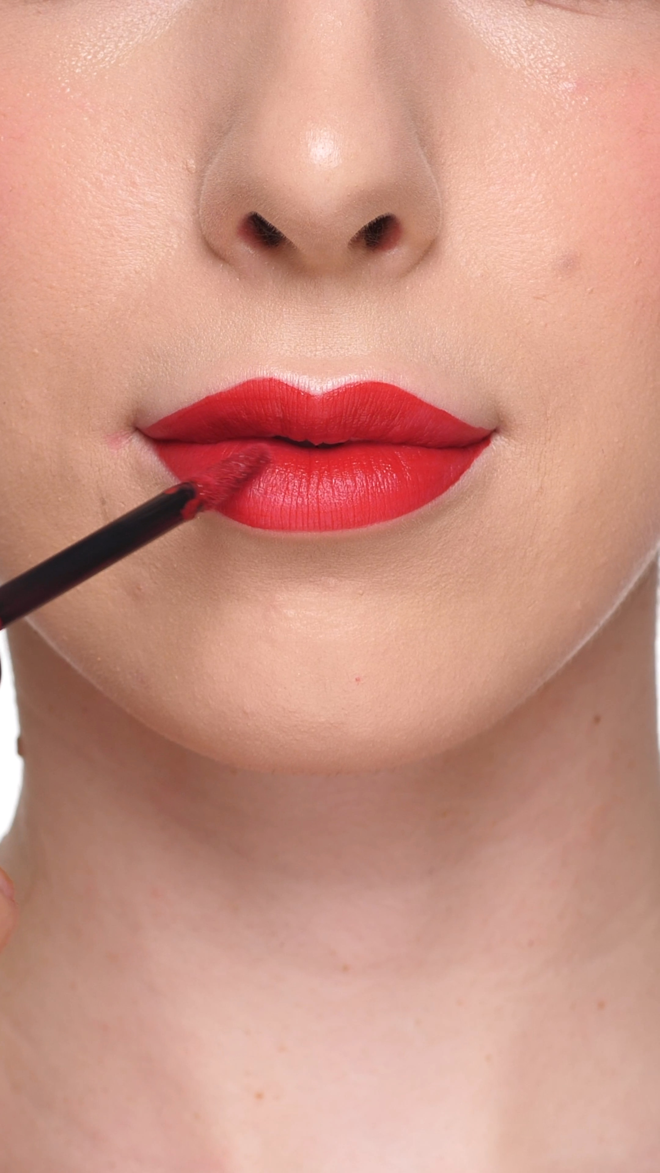 Red lip using NARS air matte lip color in shade dragon girl 

#LTKBeauty