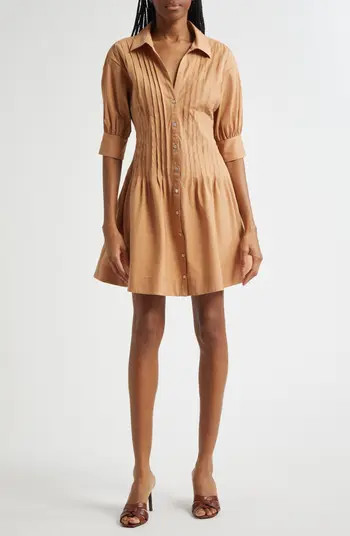 Monty Pleated Minidress | Nordstrom