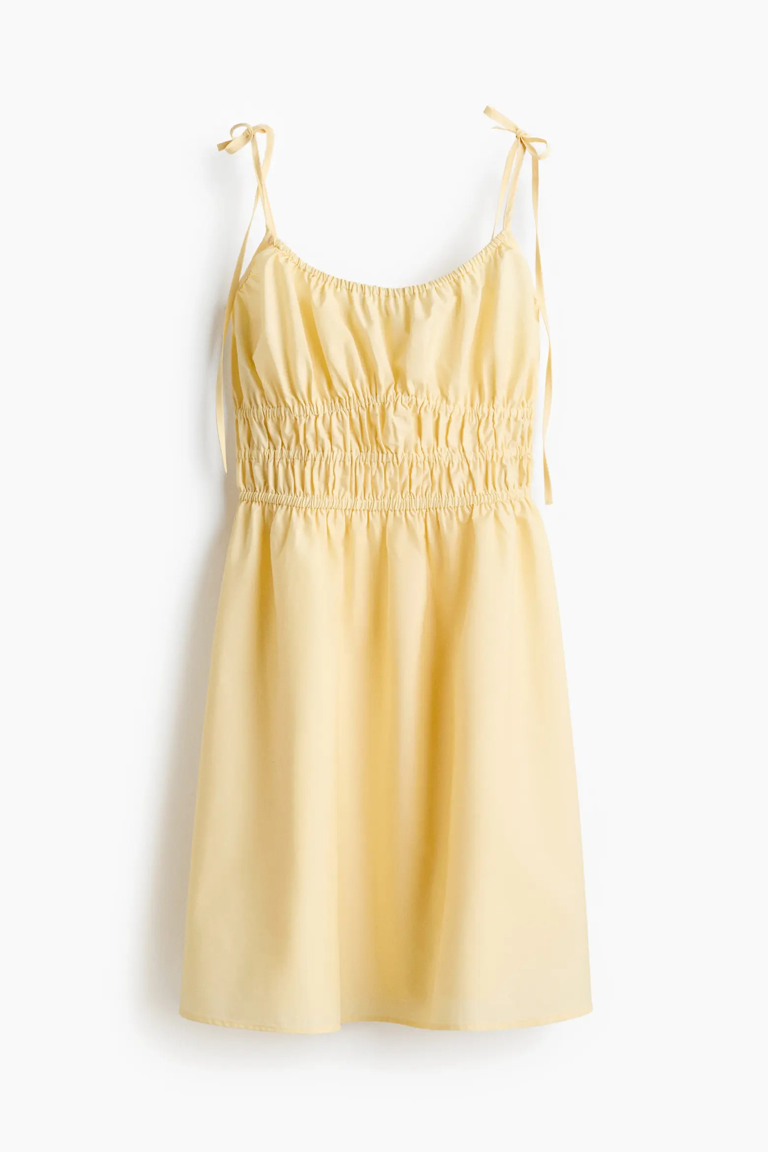 Cotton dress with tie-top shoulder straps (Women) | Nordstrom | Nordstrom