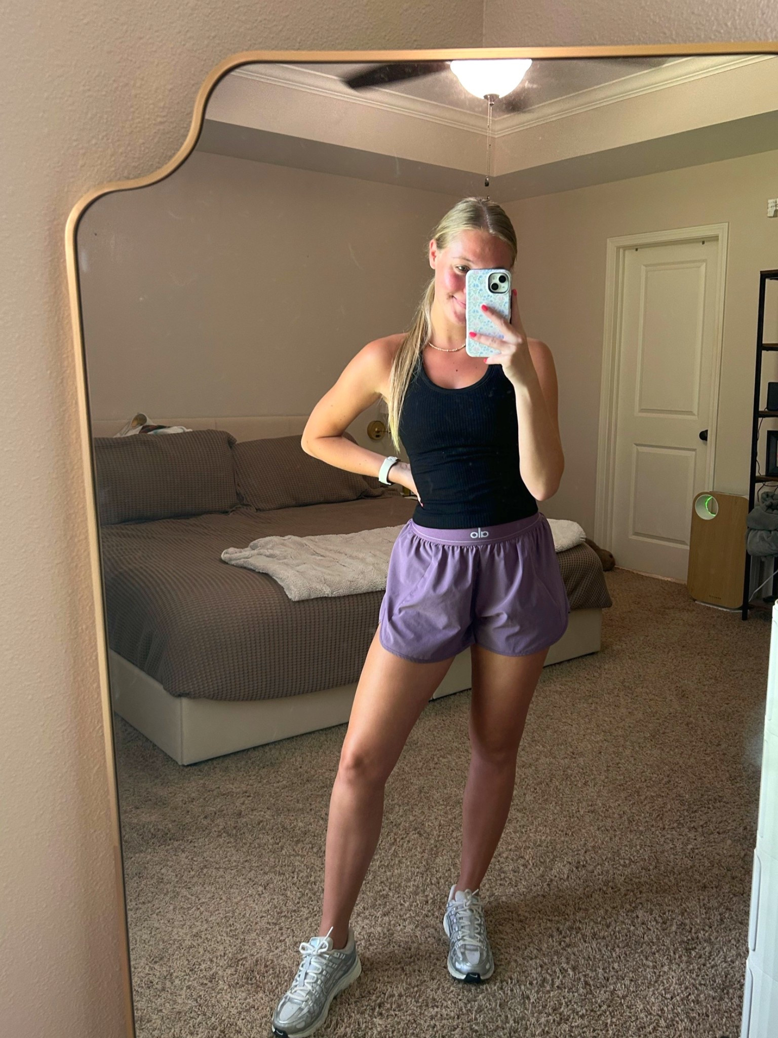 Workout outfit of the day! 💜🖤

#LTKfitnessgoals #LTKActive #LTKootd