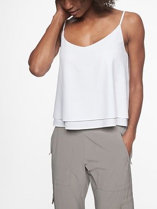 Athleta Womens Fws Cami Bright White Size L | Athleta