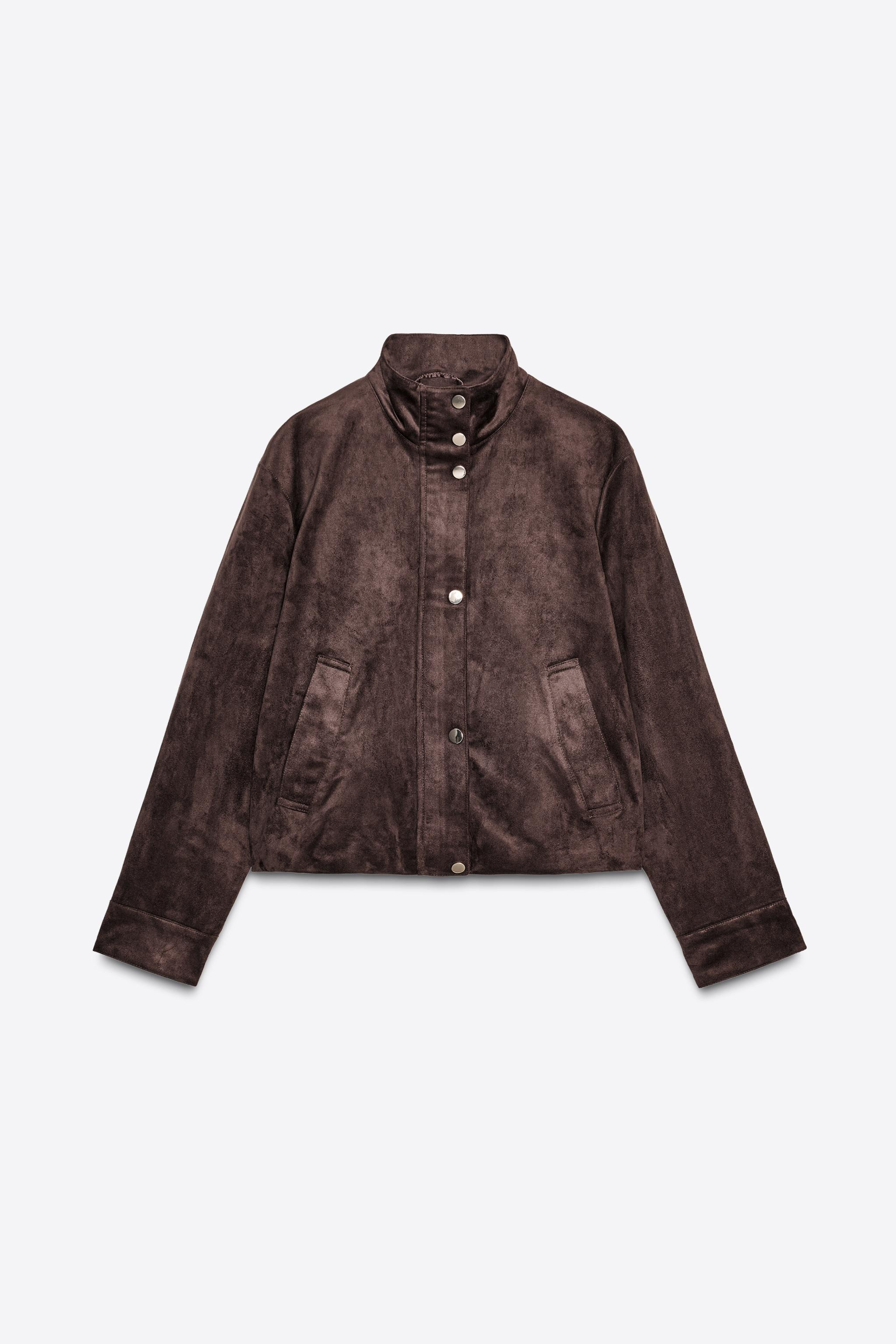 FAUX SUEDE JACKET | Zara UK
