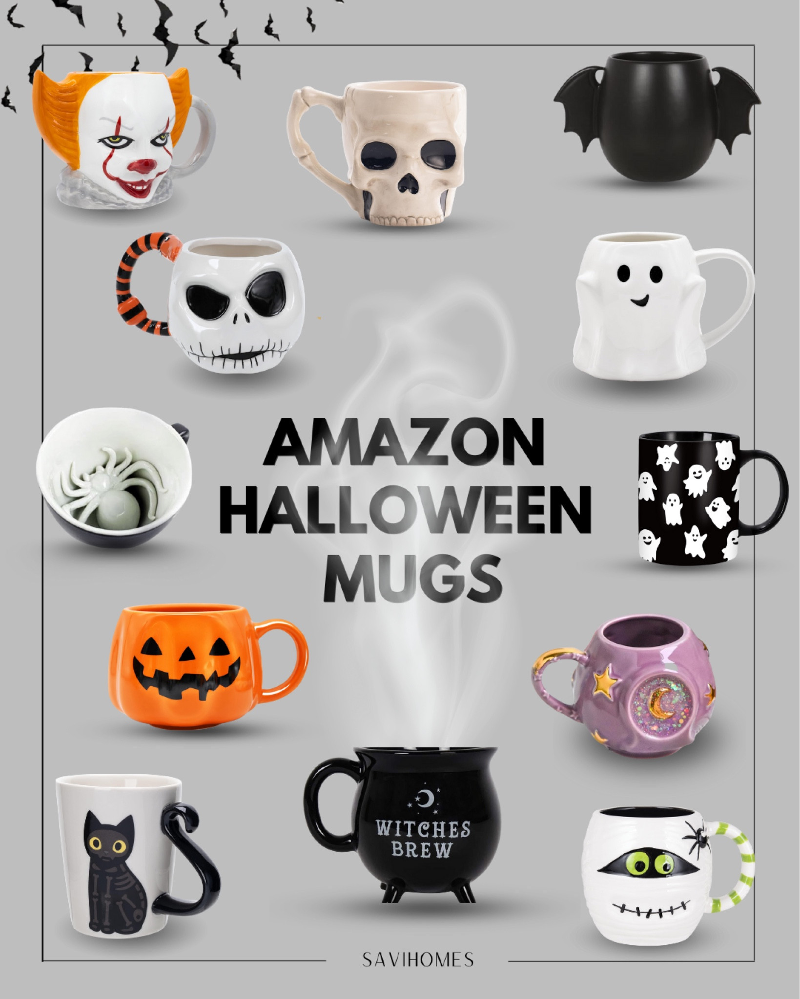 Get your spooky brew on with these hauntingly delightful halloween mugs!  #halloweenmugs #spooky #spookysips #creepycups #boo-tifulcups #boo #spookymugs #coffeelovers #hellooctober #halloween #pumpkin #trickortreat

#LTKHome #LTKStyleTip #LTKSeasonal