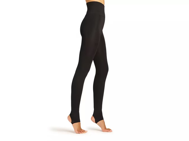 Lemon Faux Translucent Fleece Lined Tights | DSW