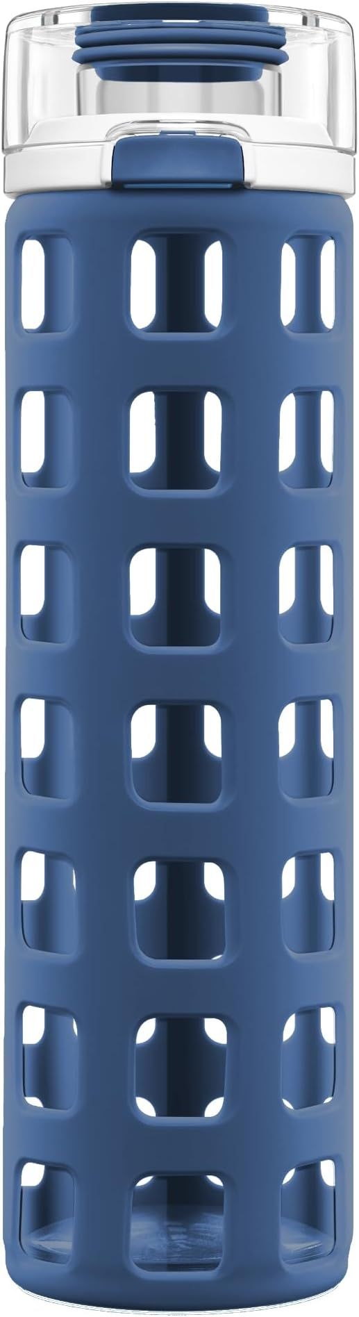 Ello Syndicate 20oz Reusable Glass Water Bottle with One-Touch Leak Proof Flip Lid Protective Non... | Amazon (US)