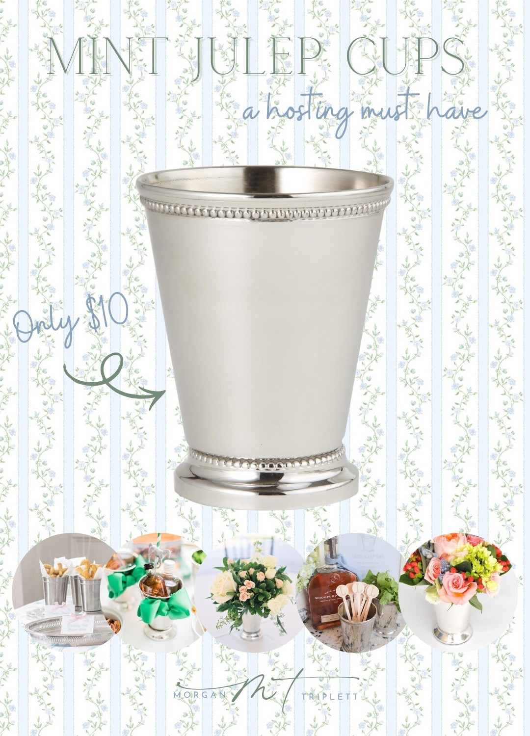Mint julep cups - a hosting must have! Perfect for small floral arrangements, drink stirrers, hors d'oeuvres, and party favors! 

These also make a great gift for that person who has everything!

Stock up for only $10 a piece 🩵

#LTKGiftGuide #LTKHome #LTKParties