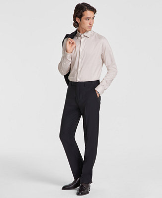Men's Slim-Fit Wool-Blend Stretch Suit Pants | Macy's