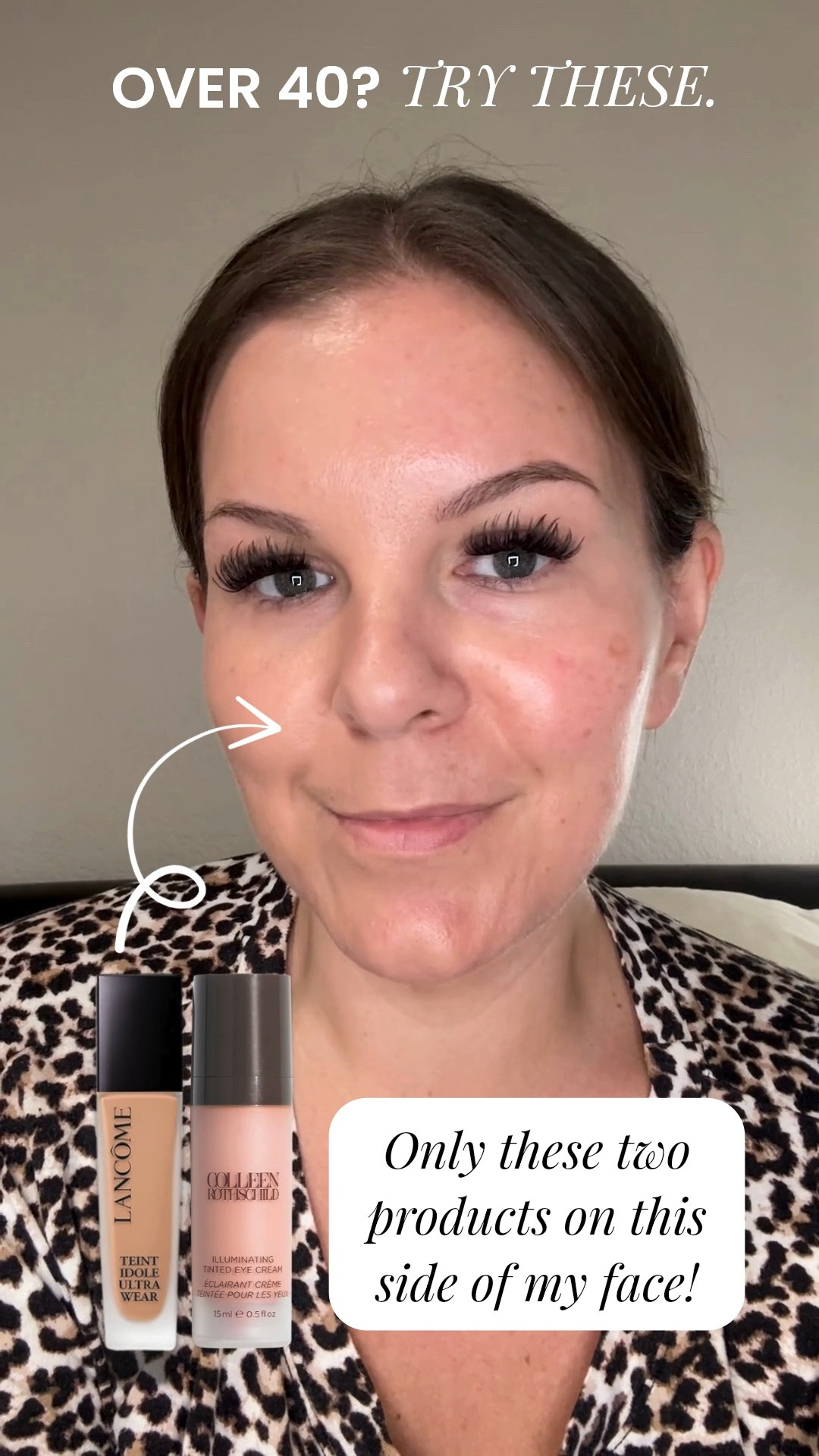 If you’re over 40 (hi, I’m 43! 🙋🏻‍♀️) these two beauty products should be in your makeup bag - and honestly you don’t need much else. I swear by Lancôme Teint Idole for flawless, lightweight coverage and Colleen Rothschild Illuminating Tinted Eye Cream for looking awake when I’m exhausted!

#LTKgrwm #LTKmorningroutine #LTKBeauty