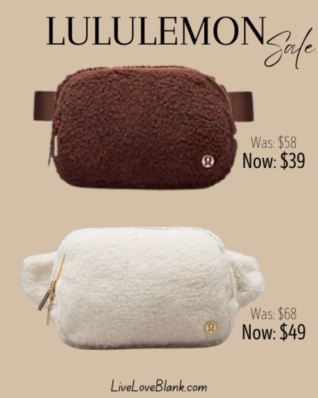 Lululemon fleece belt bags on sale 
Perfect holiday gift idea 
#ltku


#LTKSeasonal #LTKstyletip #LTKitbag