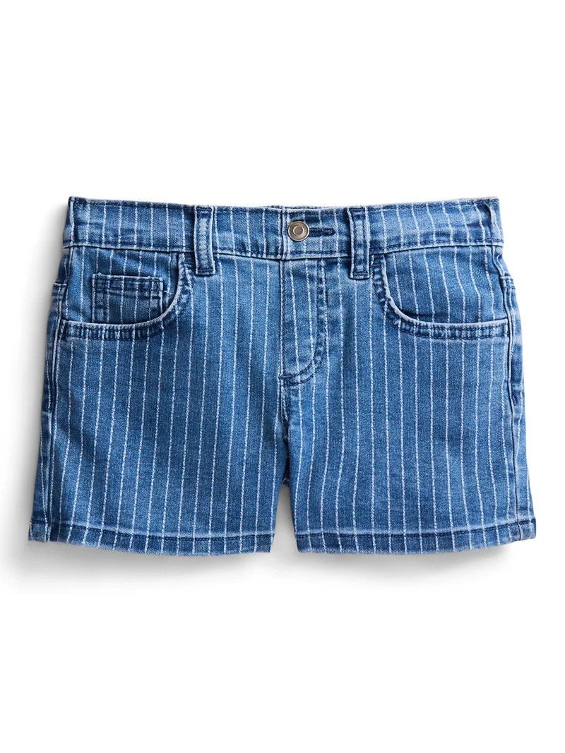 Wonder Nation Girls Denim Shorts, Sizes 4-18 & Plus | Walmart (US)