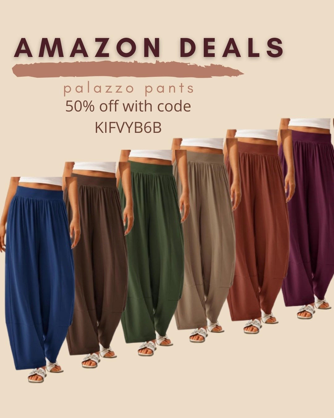 $19 ends 3/24

Amazon fashion
Amazon deals
Palazzo pants
Wide leg pants
Comfy pants


#LTKSaleAlert