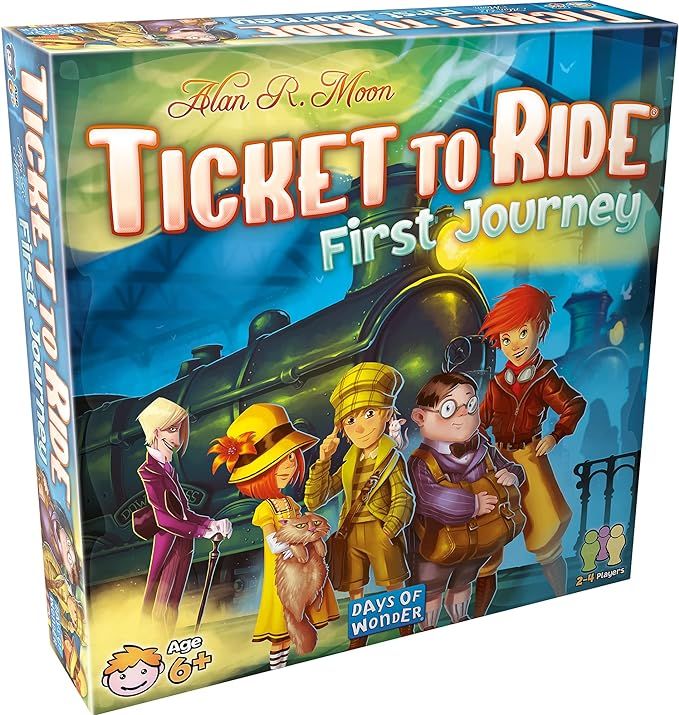 Ticket to Ride Board Game - Train Adventure Strategy Game for Ages 6+, 2-4 Players, 15-30 Min Pla... | Amazon (US)