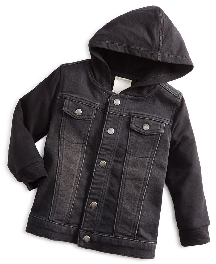 First Impressions Baby Boys Mixed-Media Hooded Jacket, Created for Macy's  & Reviews - Coats & Ja... | Macys (US)