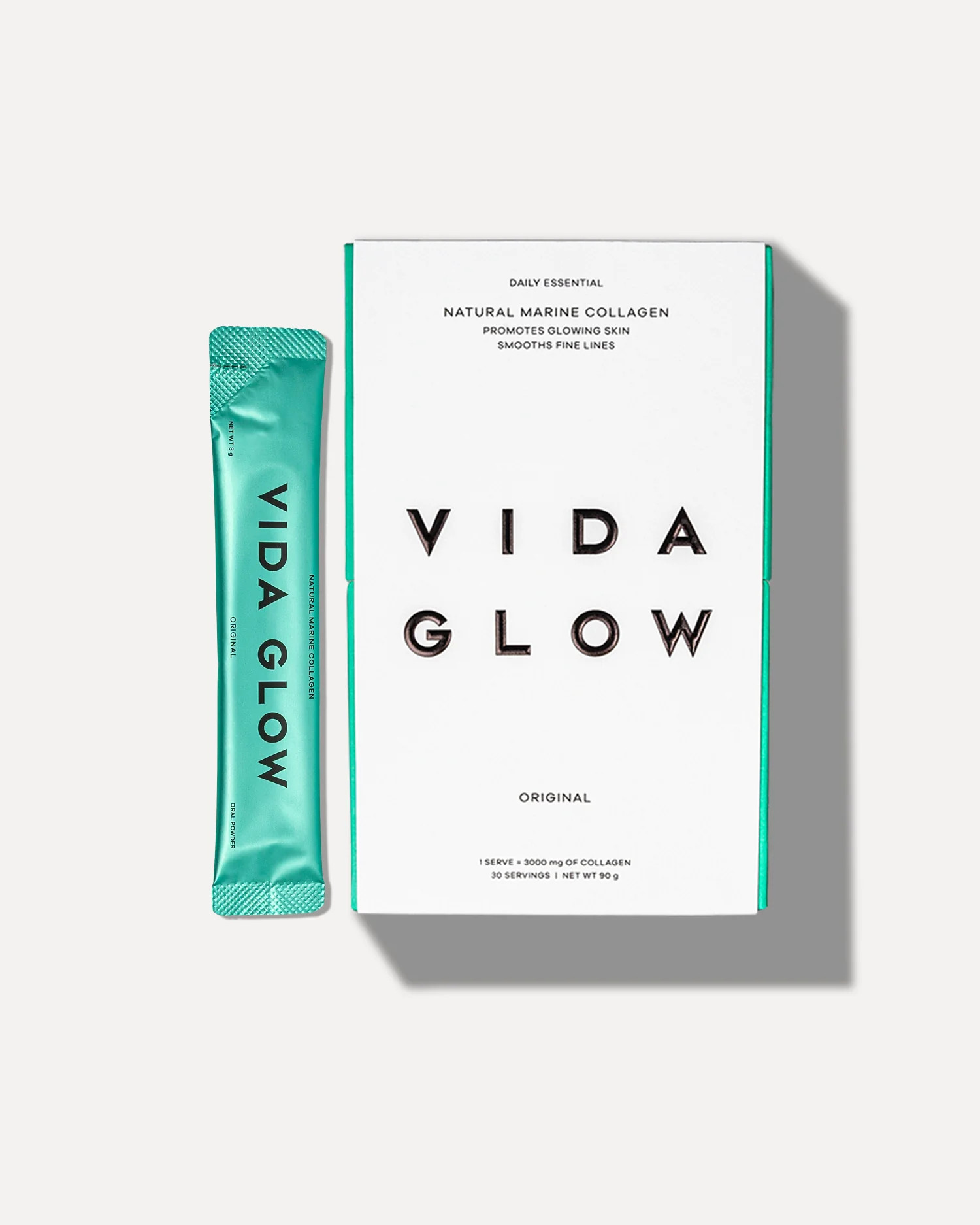 Natural Marine Collagen Sachets - Original | Vida Glow - ANZ