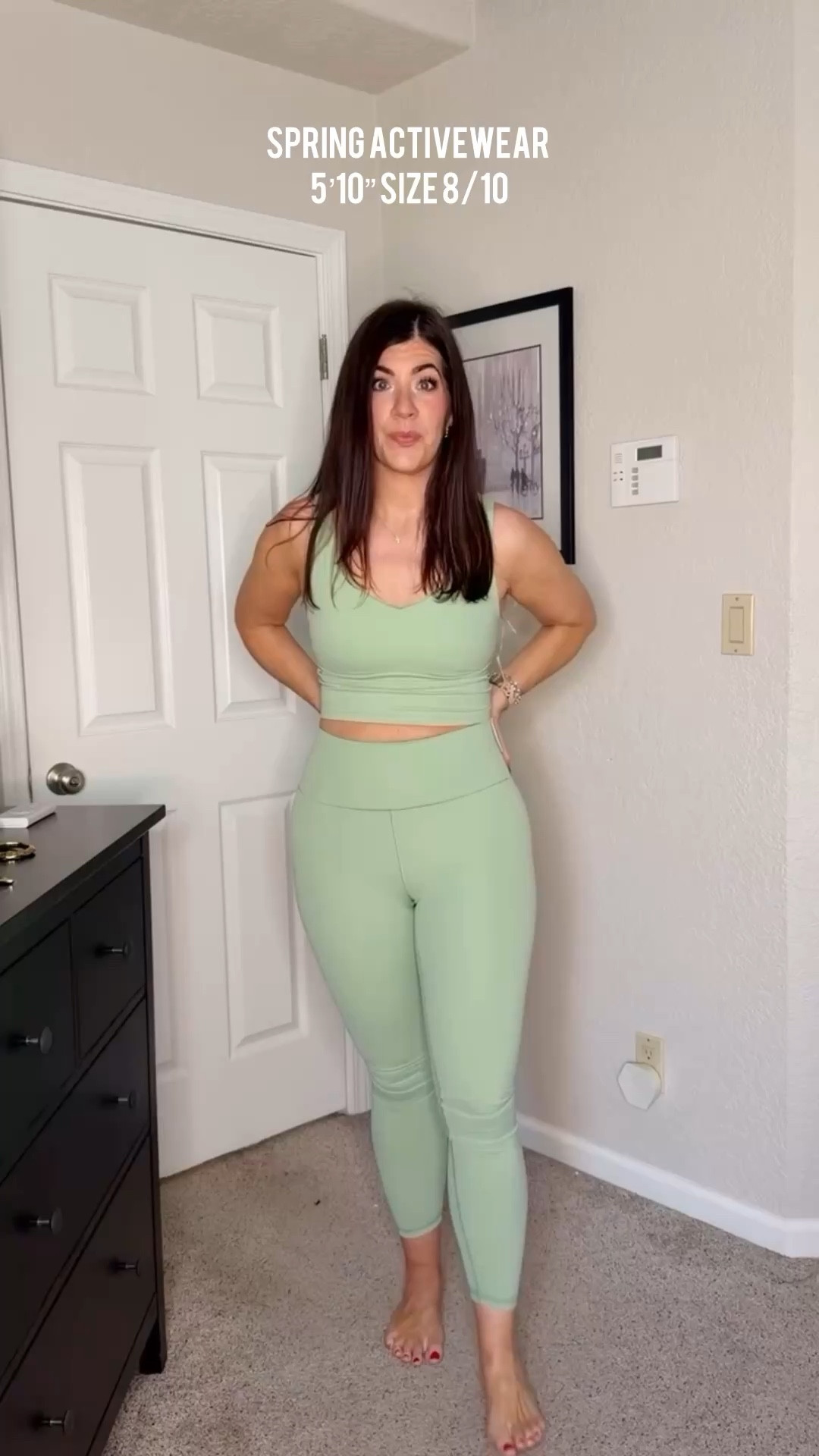 In a medium active top and medium tall active legging
medium zip up active jacket 
In a medium tall half zip


#LTKMidsize #LTKfitnessgoals #LTKSaleAlert