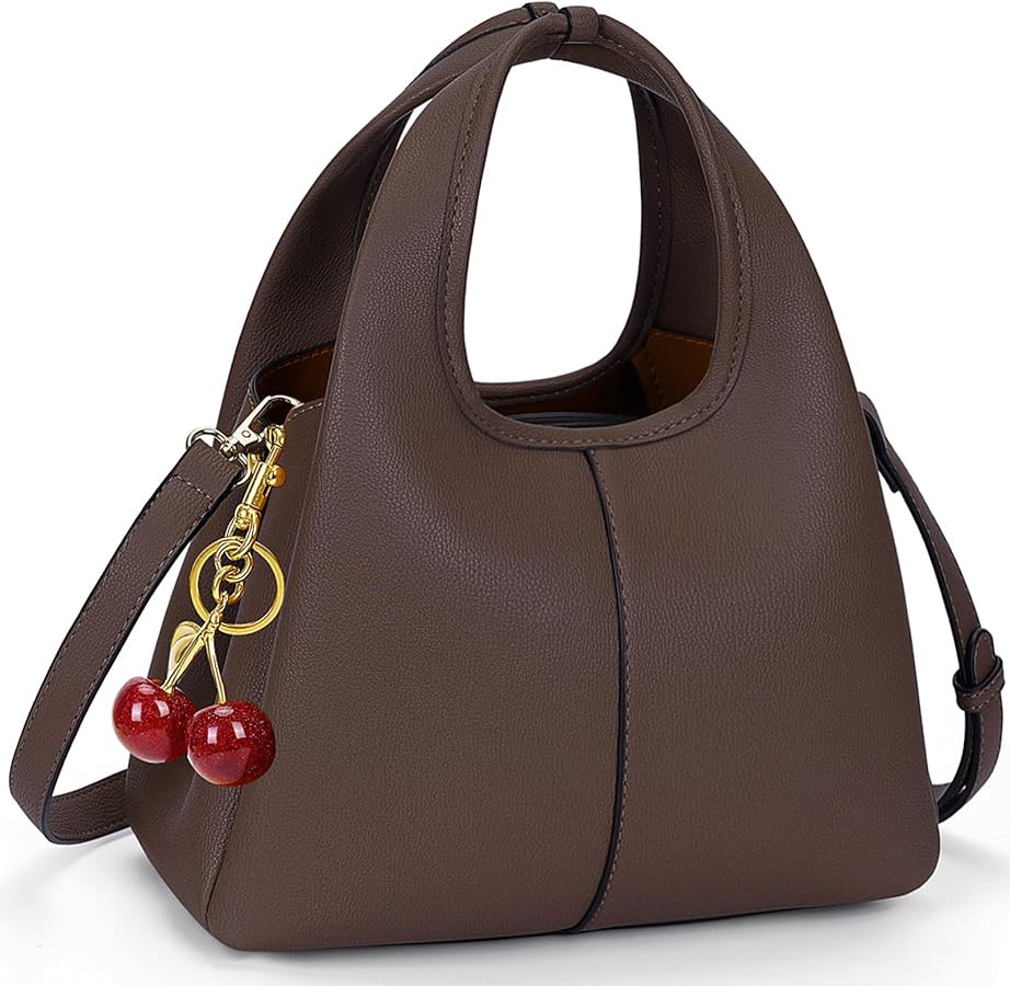 JQWSVE Small Tote Bag for Women Trendy Shoulder Handbag Pebble Leather Top-handle Satchel Bag Des... | Amazon (CA)