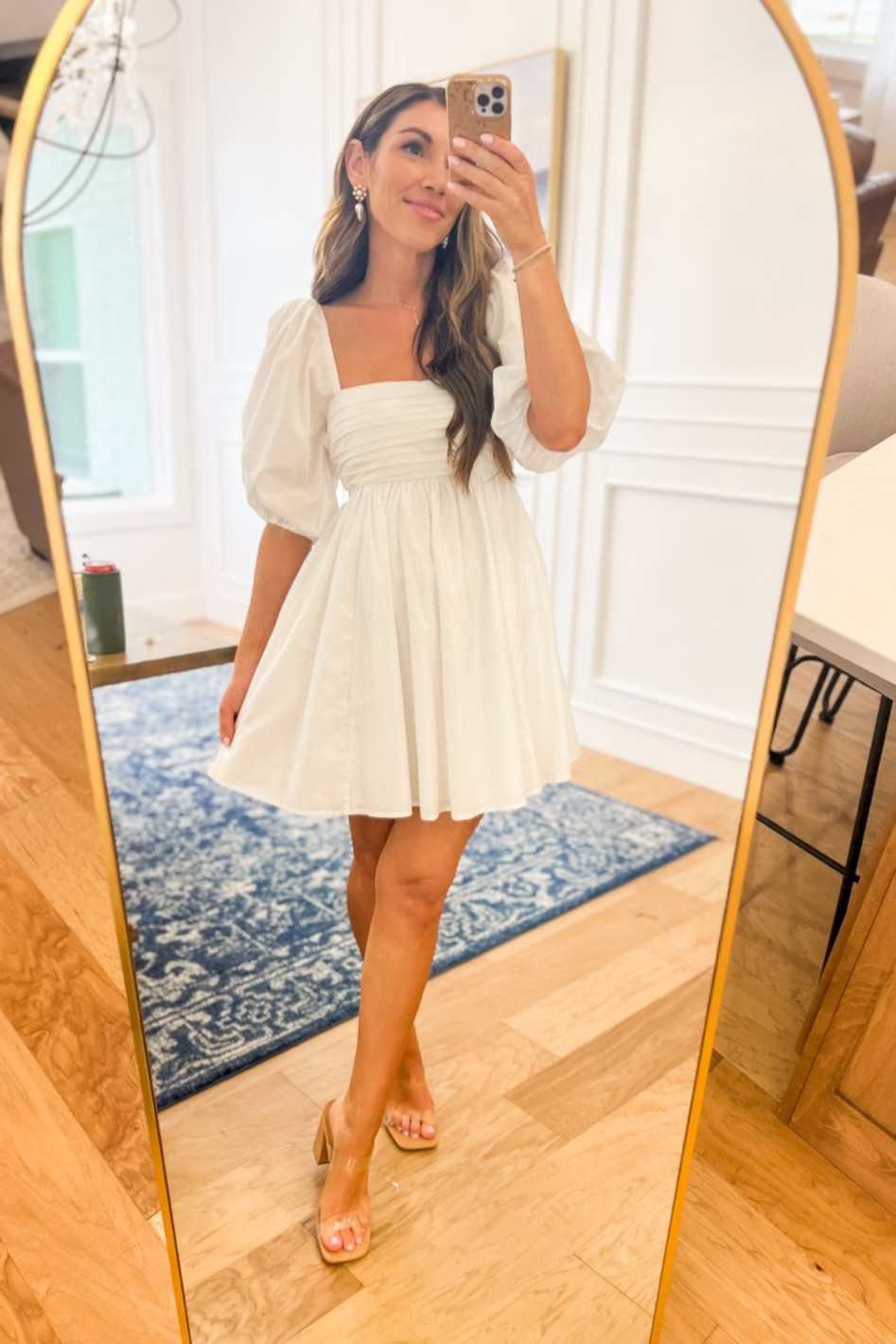 emerson ruched puff sleeve mini dress Face.First.Fashion on LTK