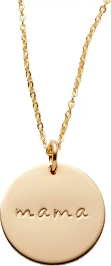 Mama Disc Necklace | Nordstrom
