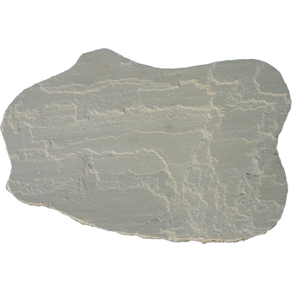 Venetian Gray Natural Sandstone Step Stone | The Home Depot