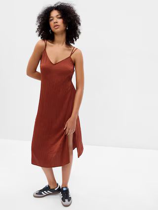 Pleated Midi Slip Dress | Gap (US)