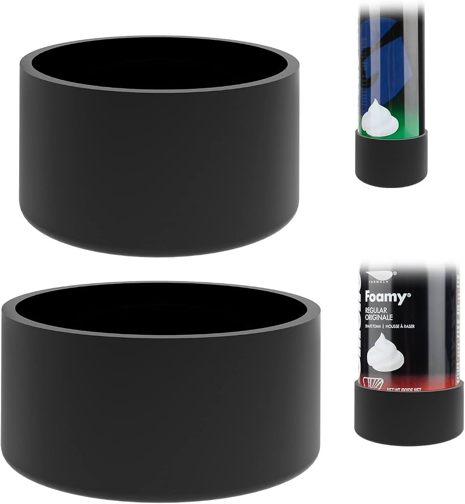 Linkidea Shave Gel Can Rust Holder, Silicone Rubber Shaving Foam Stand Compatible with Most of Sh... | Amazon (US)