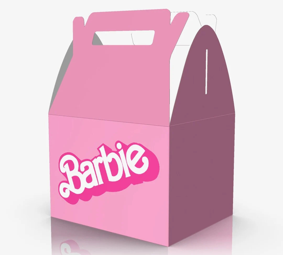 Barbie & Ken Theme Party Favor Box   | Pink or Blue Color Option | Etsy (US)