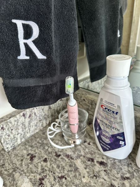 Obsessed with my new pink toothbrush and a convenient way to charge it just by dropping in to the glass that can also be used for your 🦷 brushing needs. 

#LTKfamily #LTKfindsunder50 #LTKbeauty