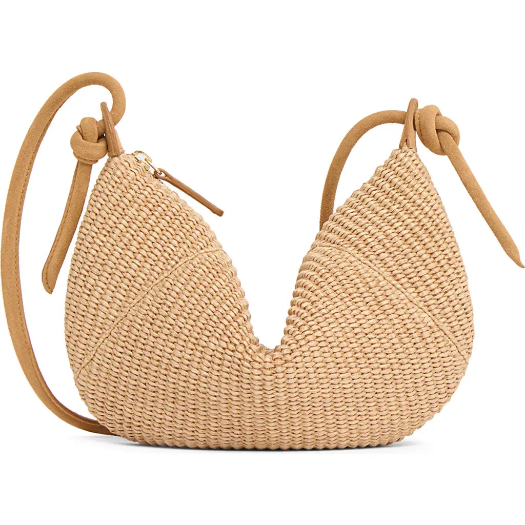 Mansur Gavriel Mini Fortuna Woven Raffia Bag in Natural at Nordstrom | Nordstrom