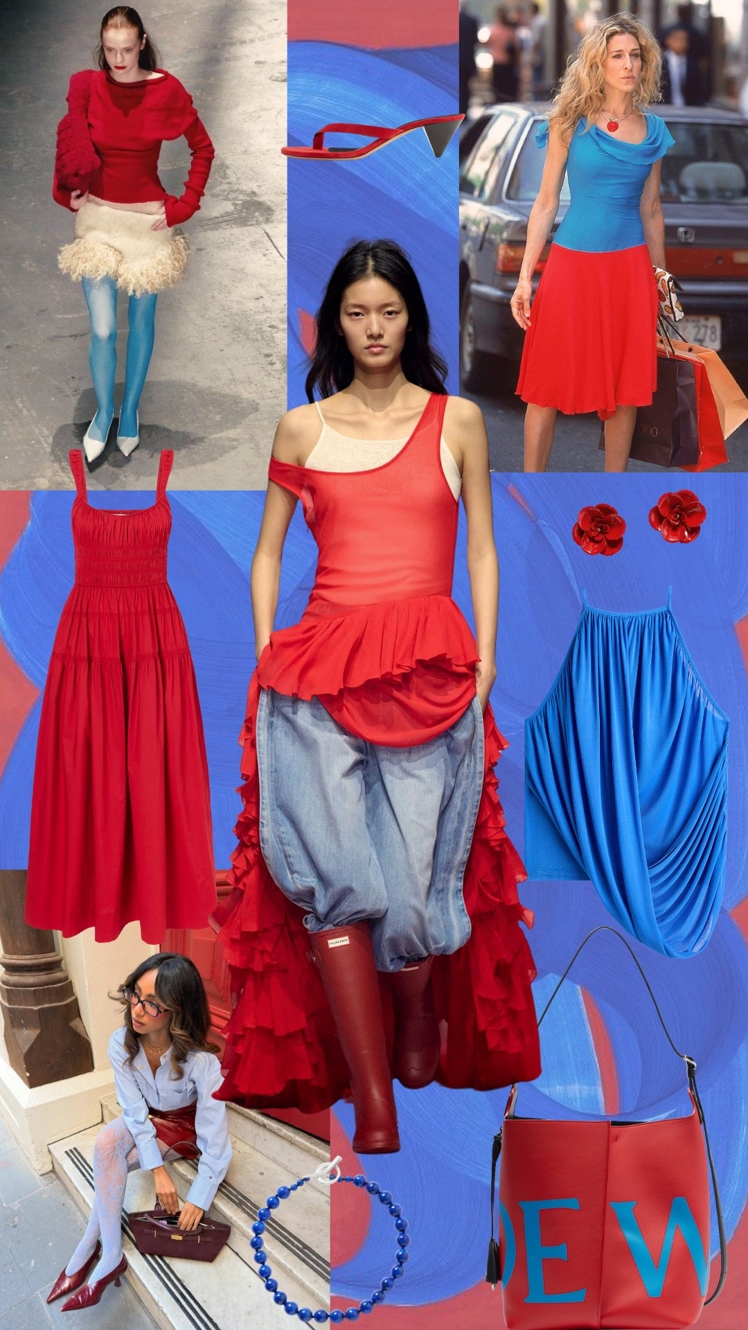 Red Meets Blue

An unexpected colour combination that just works. Bold reds, electric blues, and playful styling that make summer dressing feel a little more interesting.

redandblue, colorblocking, colourblocking, redoutfit, blueoutfit, summerstyle, summerfashion, boldcolor, colourcombination, outfitinspiration, statementstyle, maximaliststyle, 90sfashion, runwayinspired, fashiontrend, colorfulstyle, styleinspo

#LTKsummer #LTKstyletip #LTKdresses