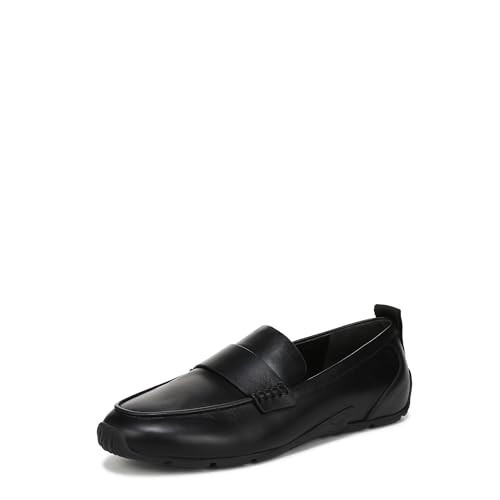 Vince Womens Mojave Loafer Loafer Black Leather 11 M | Amazon (US)