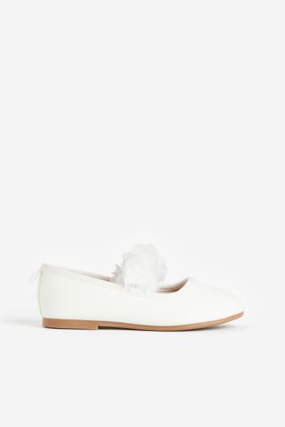 Appliquéd Ballet Flats | H&M (US + CA)