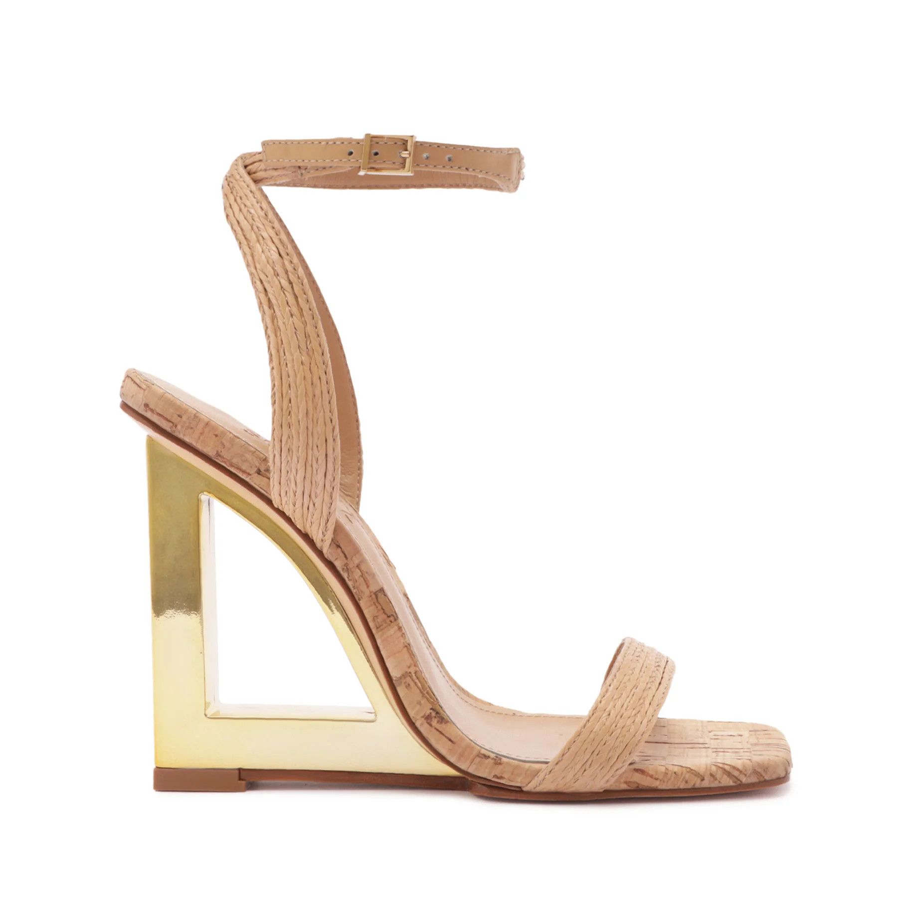 Filipa Natural Embroidery Leather Sandal | Schutz Shoes (US)